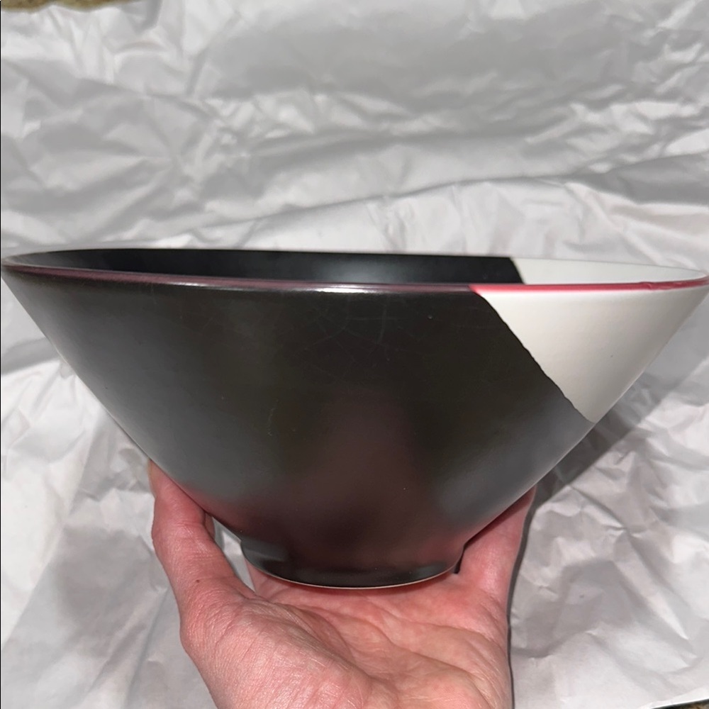 Black and White Ceramic Bowl